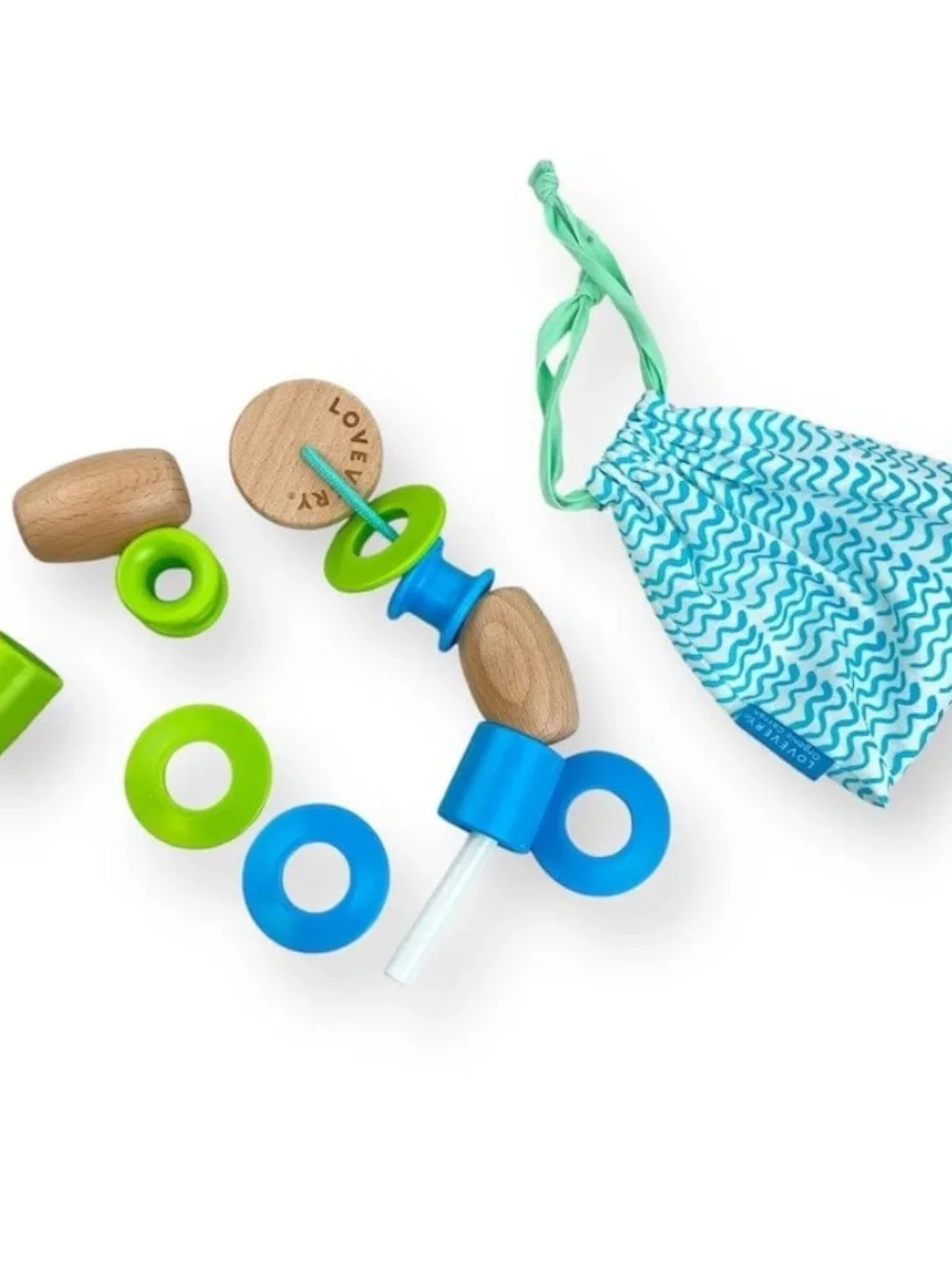Lovevery Threadable Bead Kit from The Adventurer Play Kit